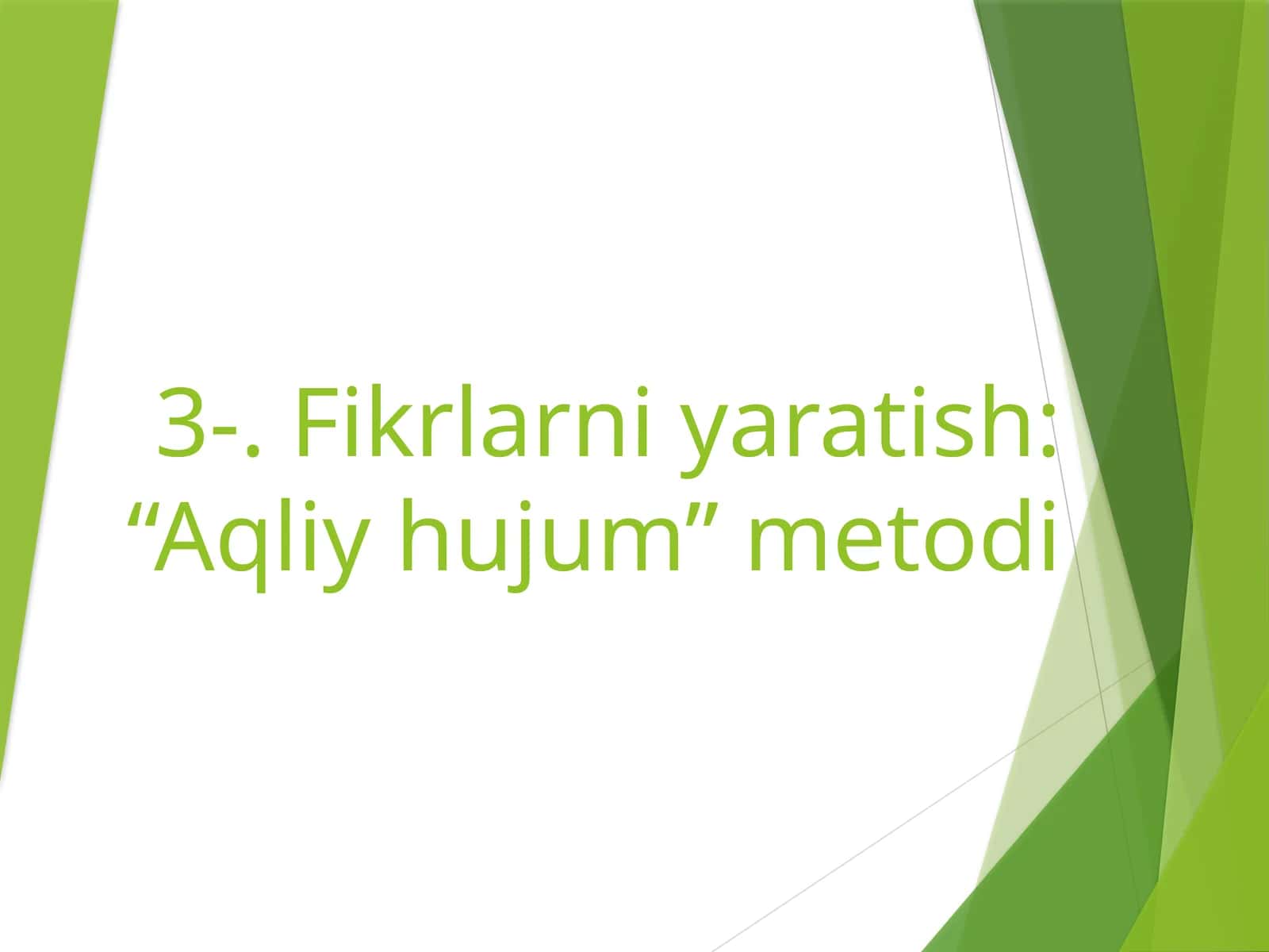 Aqliy hujum metodi