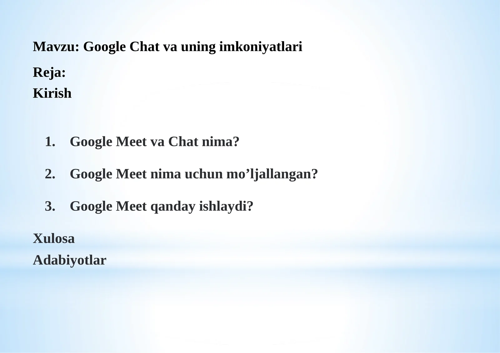 Google Chat (Hangouts Chat)