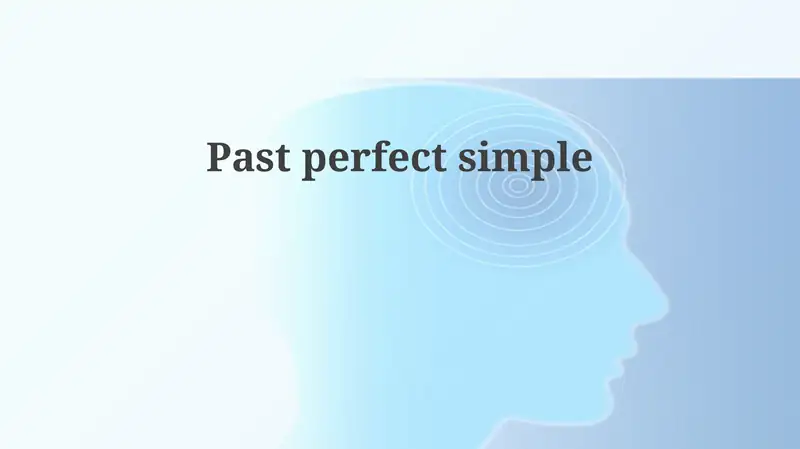 Past Perfect Simple