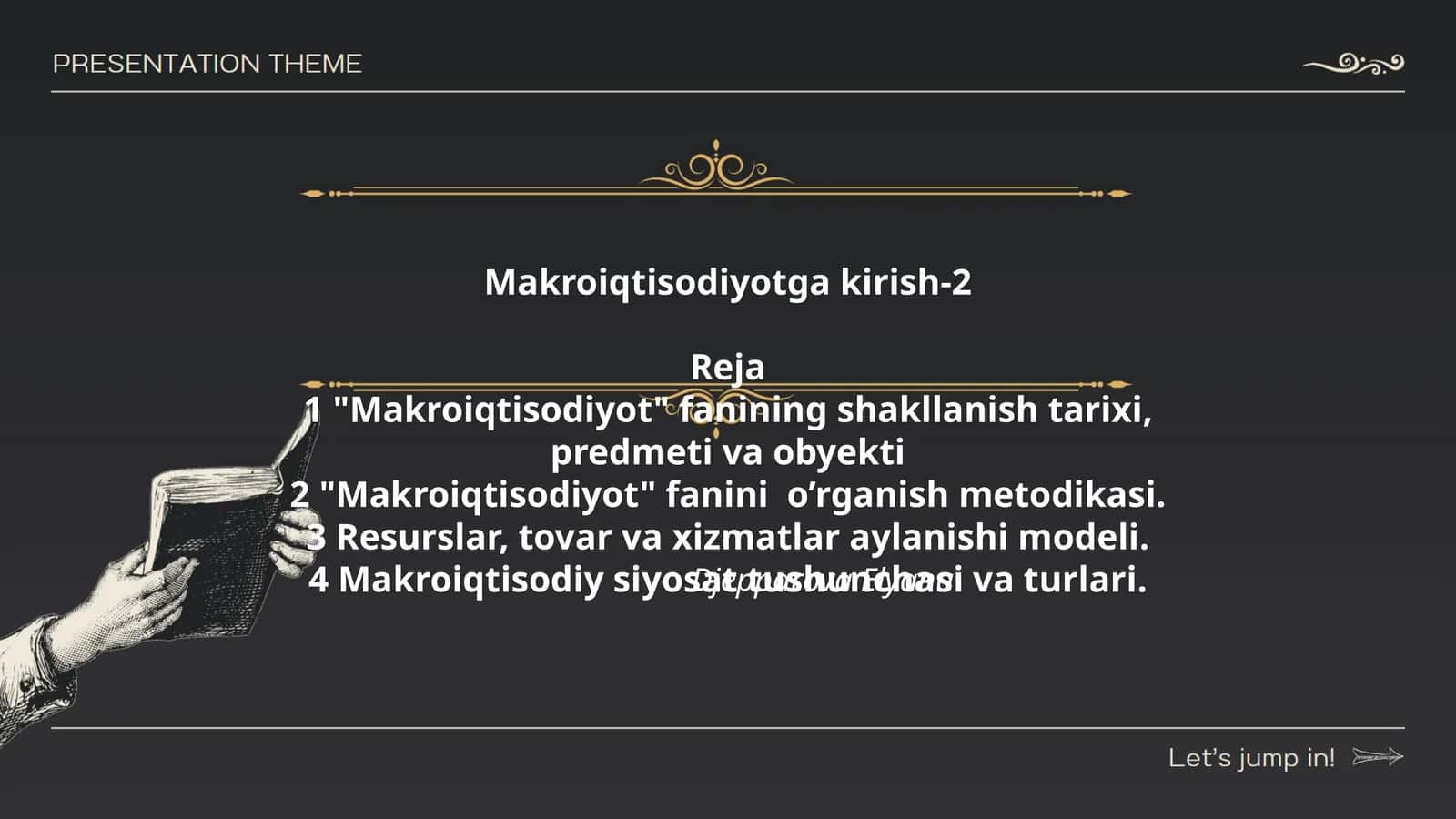 Makroiqtisodiyotga kirish-2