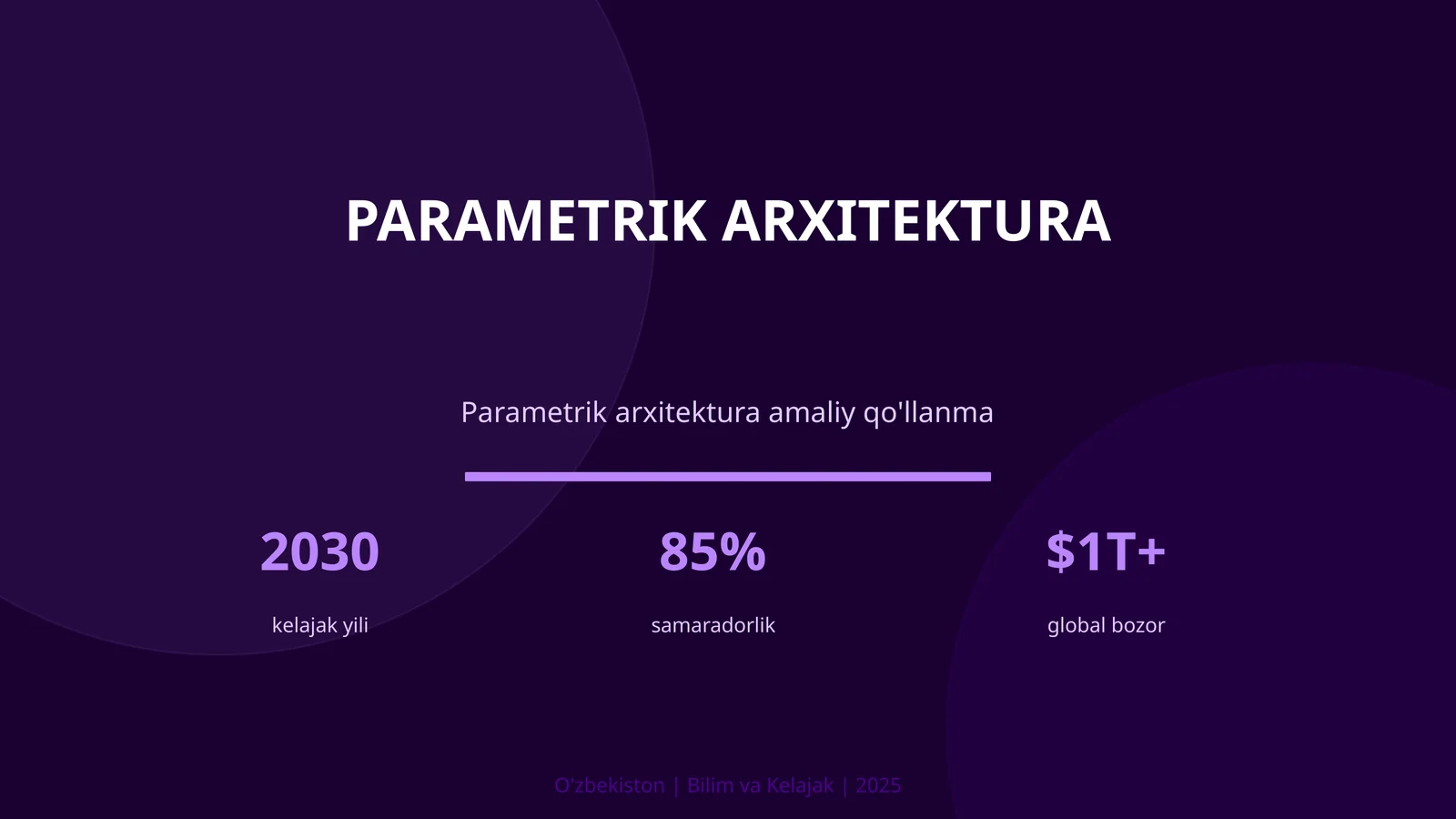 Parametrik arxitektura
