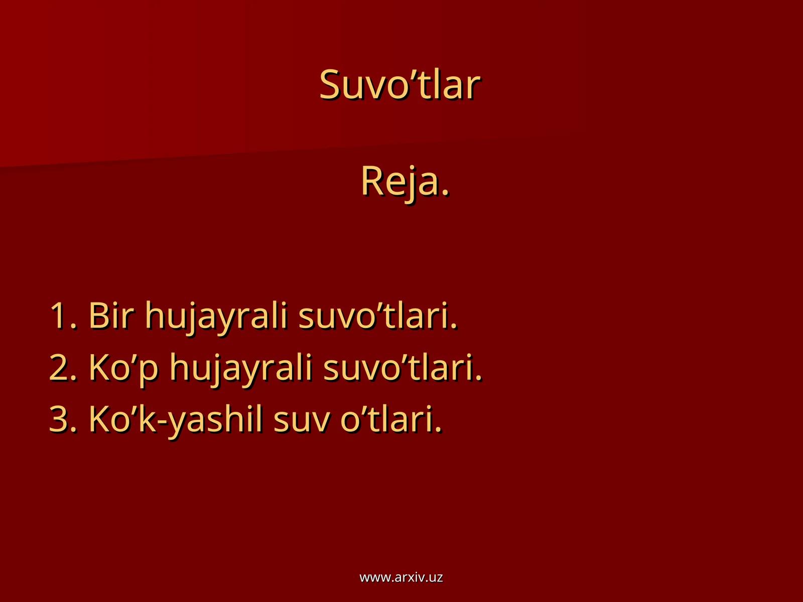 Suvo’tlarReja