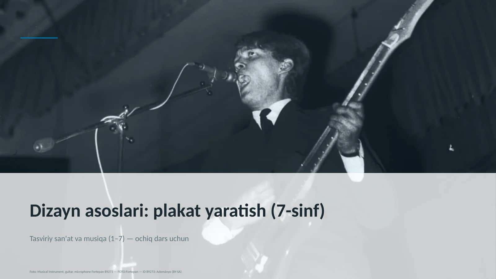 Dizayn asoslari: plakat yaratish (7-sinf)