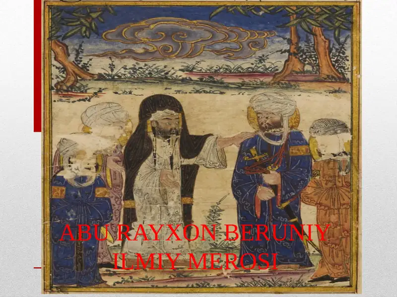 ABU RAYXON BERUNIYILMIY MEROSI
