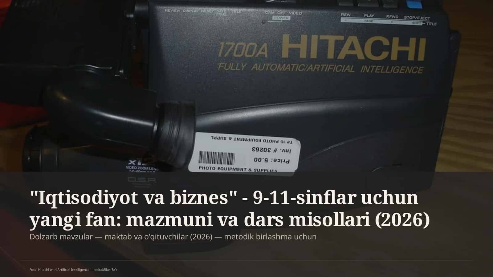 Iqtisodiyot va biznes - 9-11-sinflar