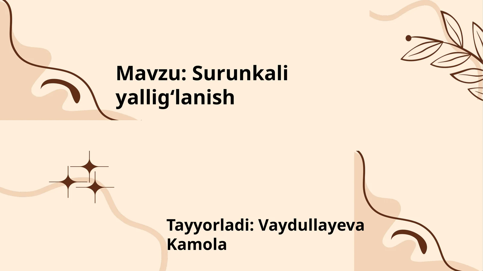 Surunkali yallig‘lanish