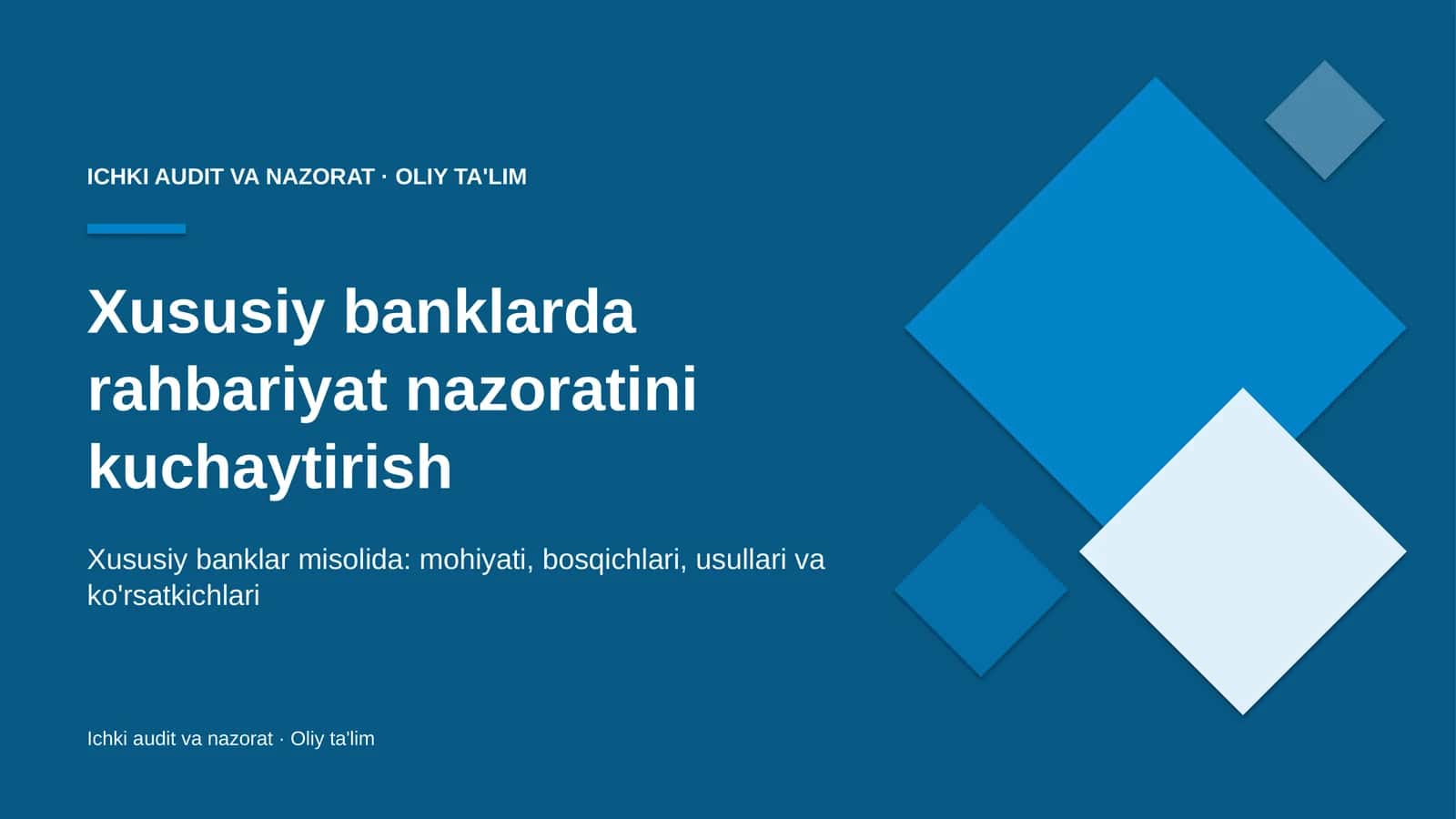 xususiy banklarda rahbariyat nazoratini kuchaytirish 5279