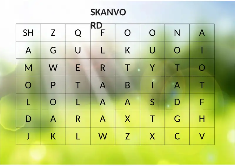 SKANVORD