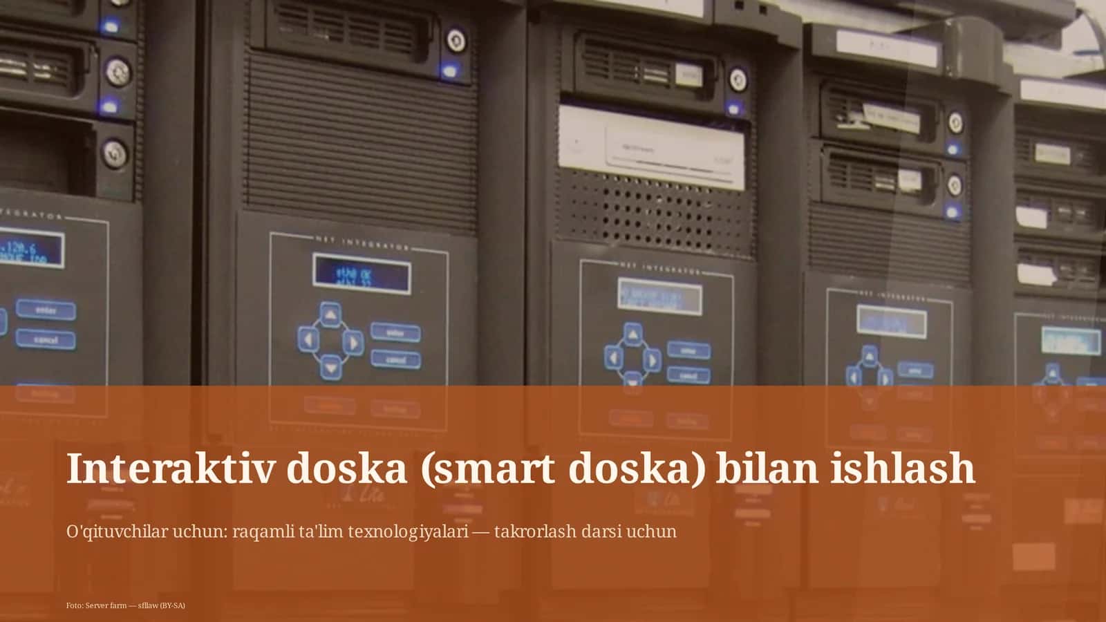 Interaktiv doska (smart doska) bilan ishlash