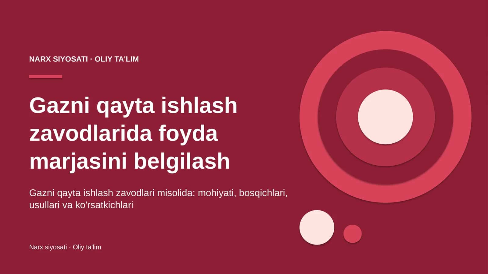 gazni qayta ishlash zavodlarida foyda marjasini belgilash 6756