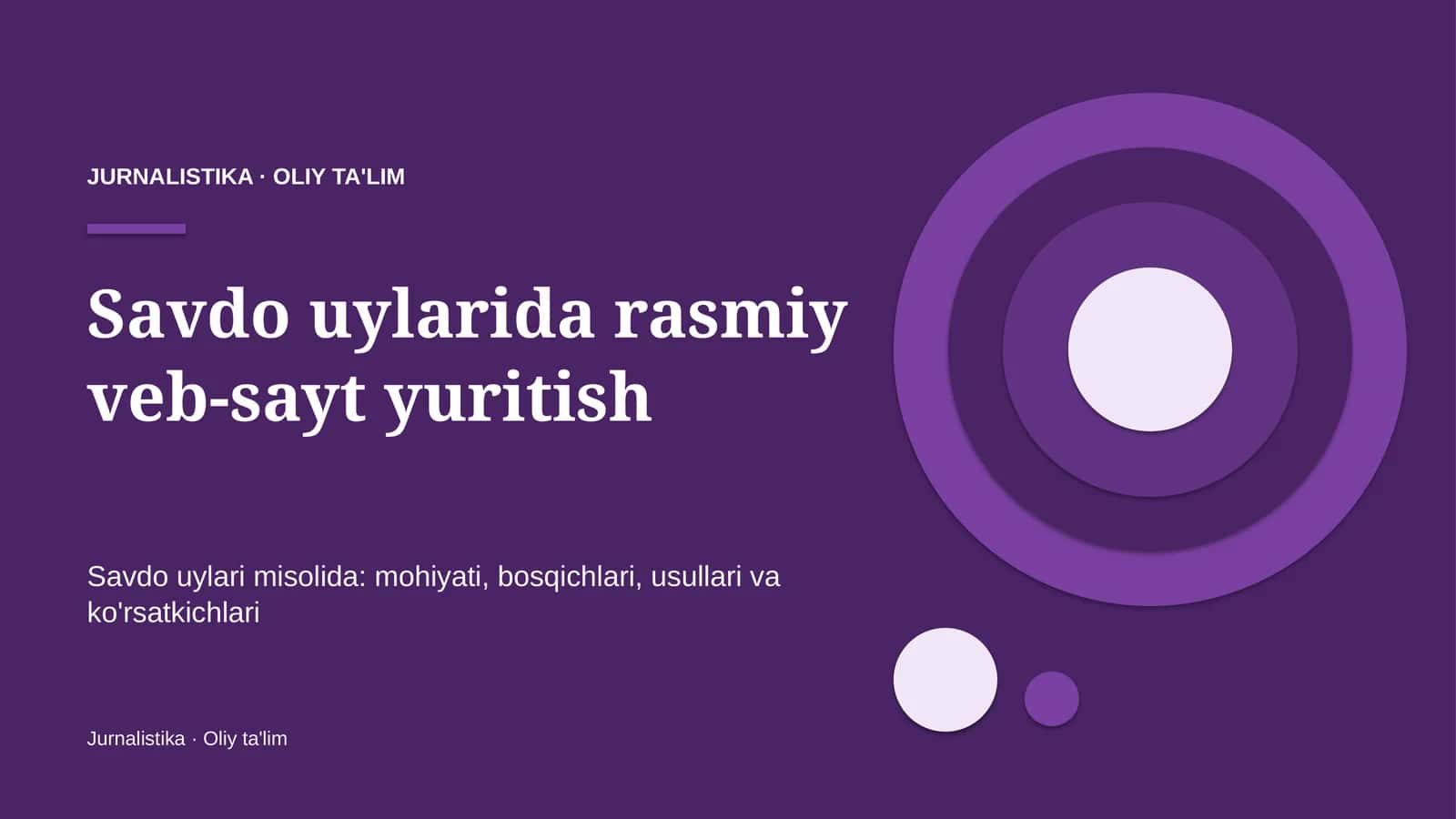 savdo uylarida rasmiy veb sayt yuritish 4841