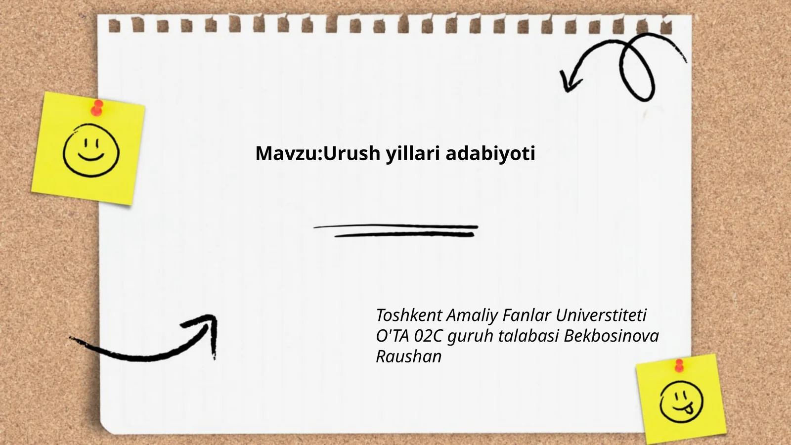 Urush yillari adabiyoti