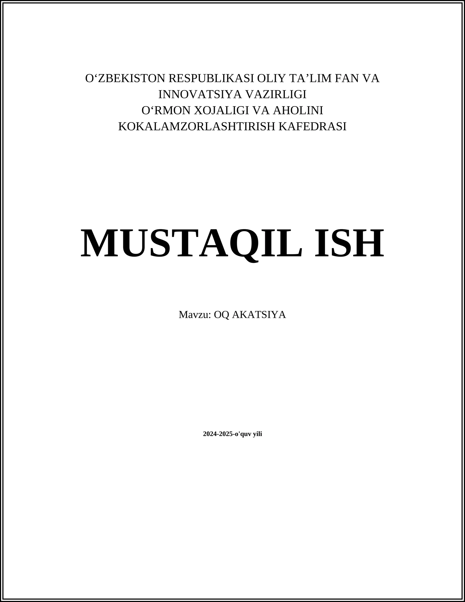 OQ AKATSIYA