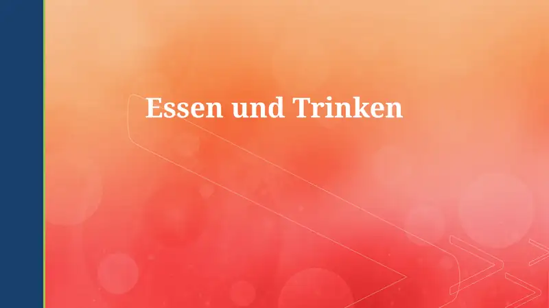 Einführung in die deutsche Küche