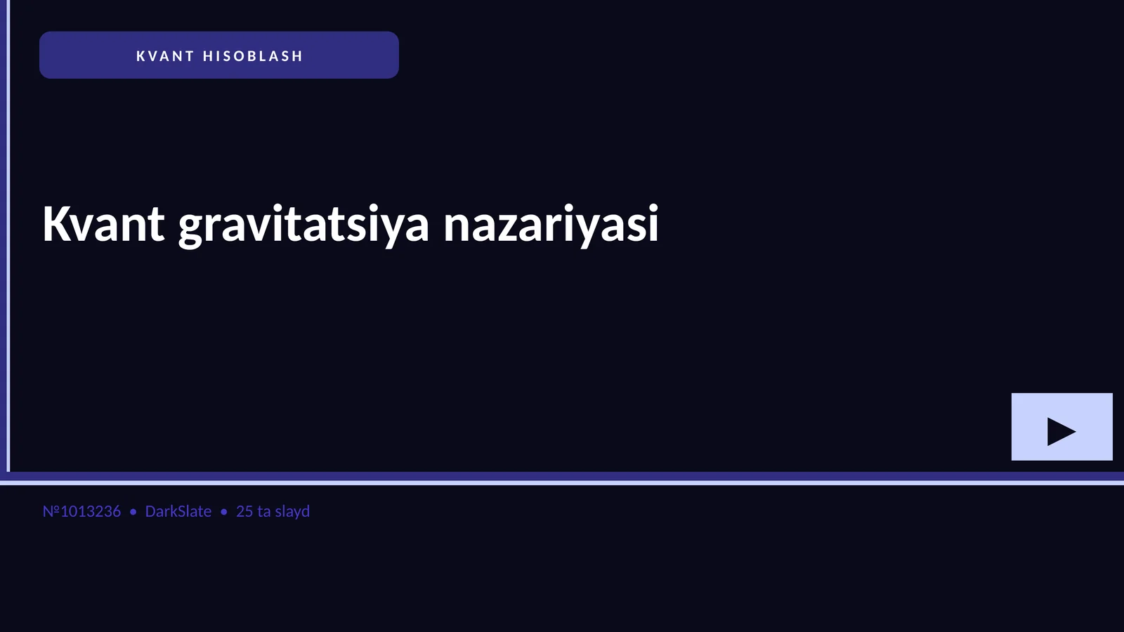KVANT HISOBLASH