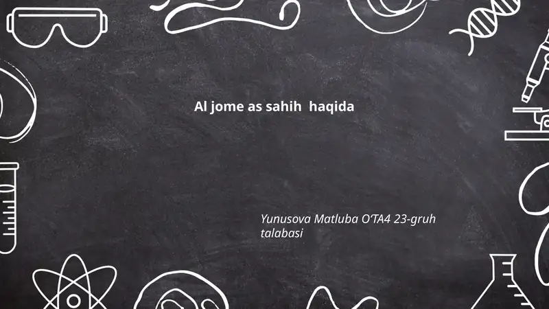 Al Jome As Sahih