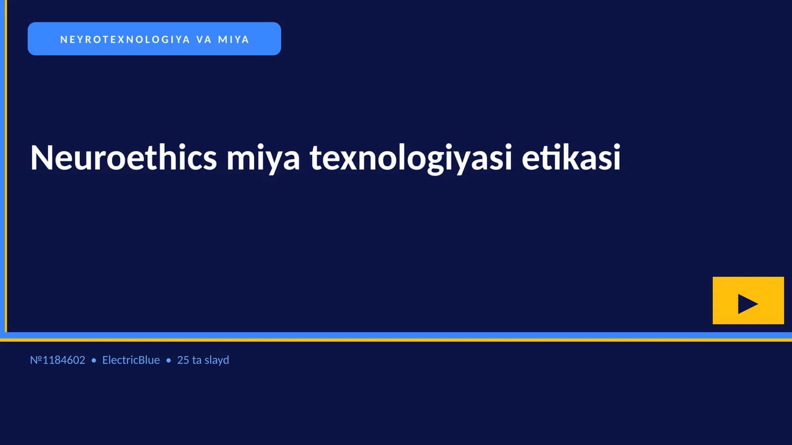 Neuroethics miya texnologiyasi etikasi