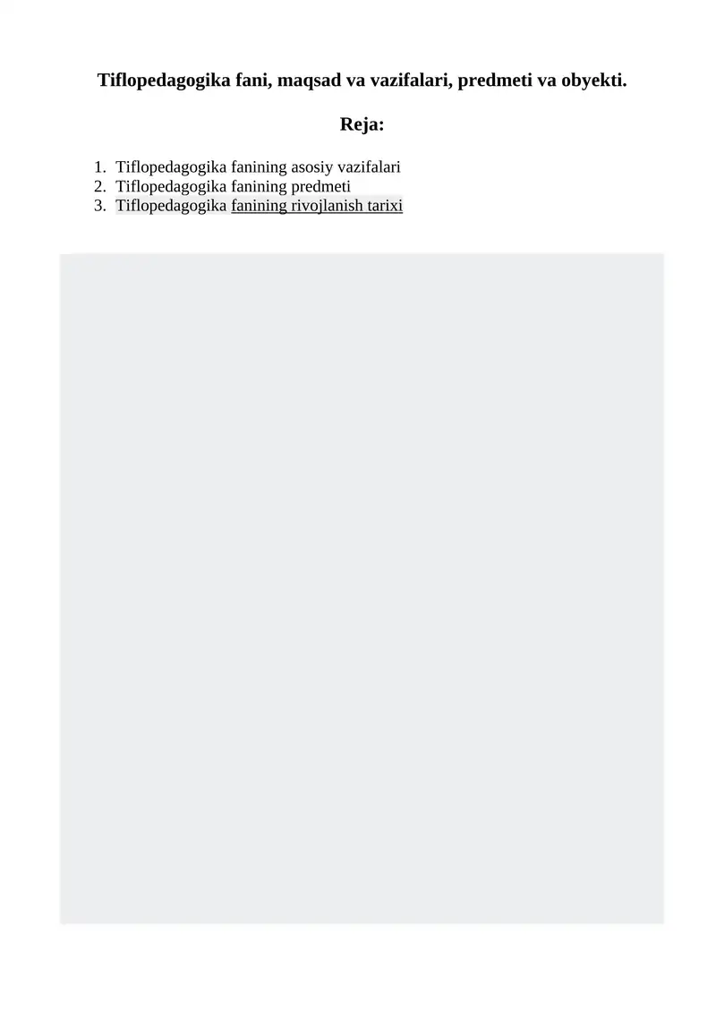 Tiflopedagogika
