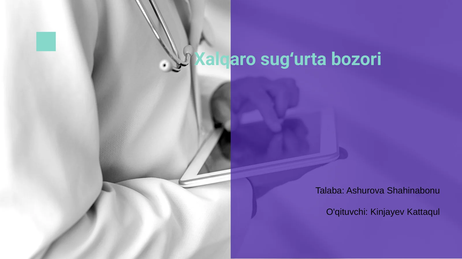 Xalqaro sugʻurta bozori