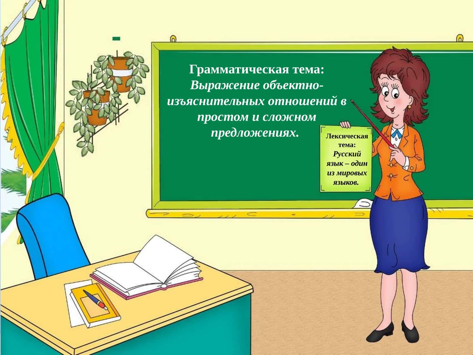 Выражение объектно-изъяснительных отношений в простом и сложном предложениях.