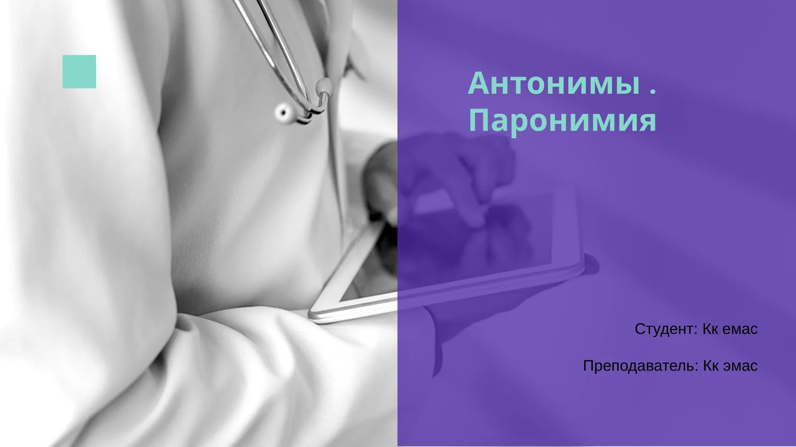 Антонимы. Паронимия