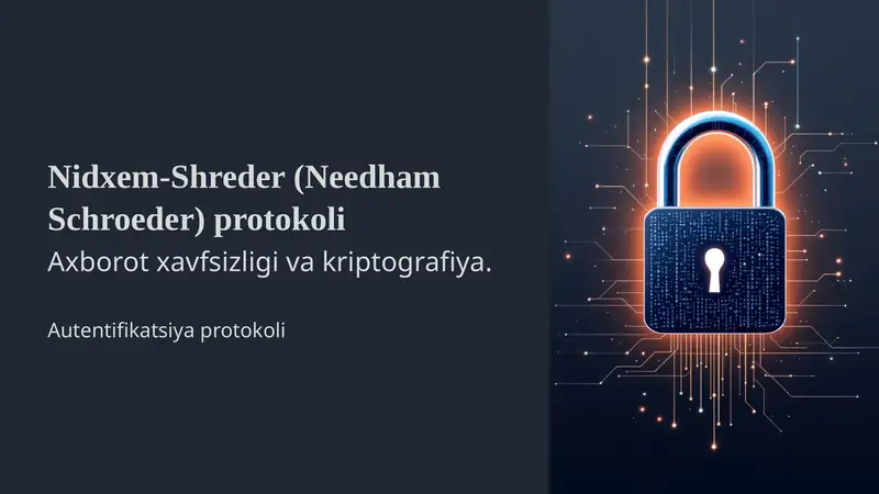 Nidxem-Shreder (Needham Schroeder) protokoli