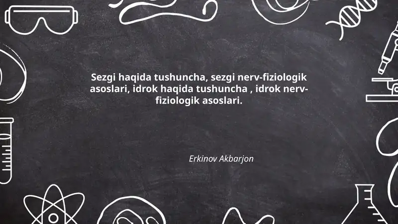 Sezgi va Idrok Asoslari