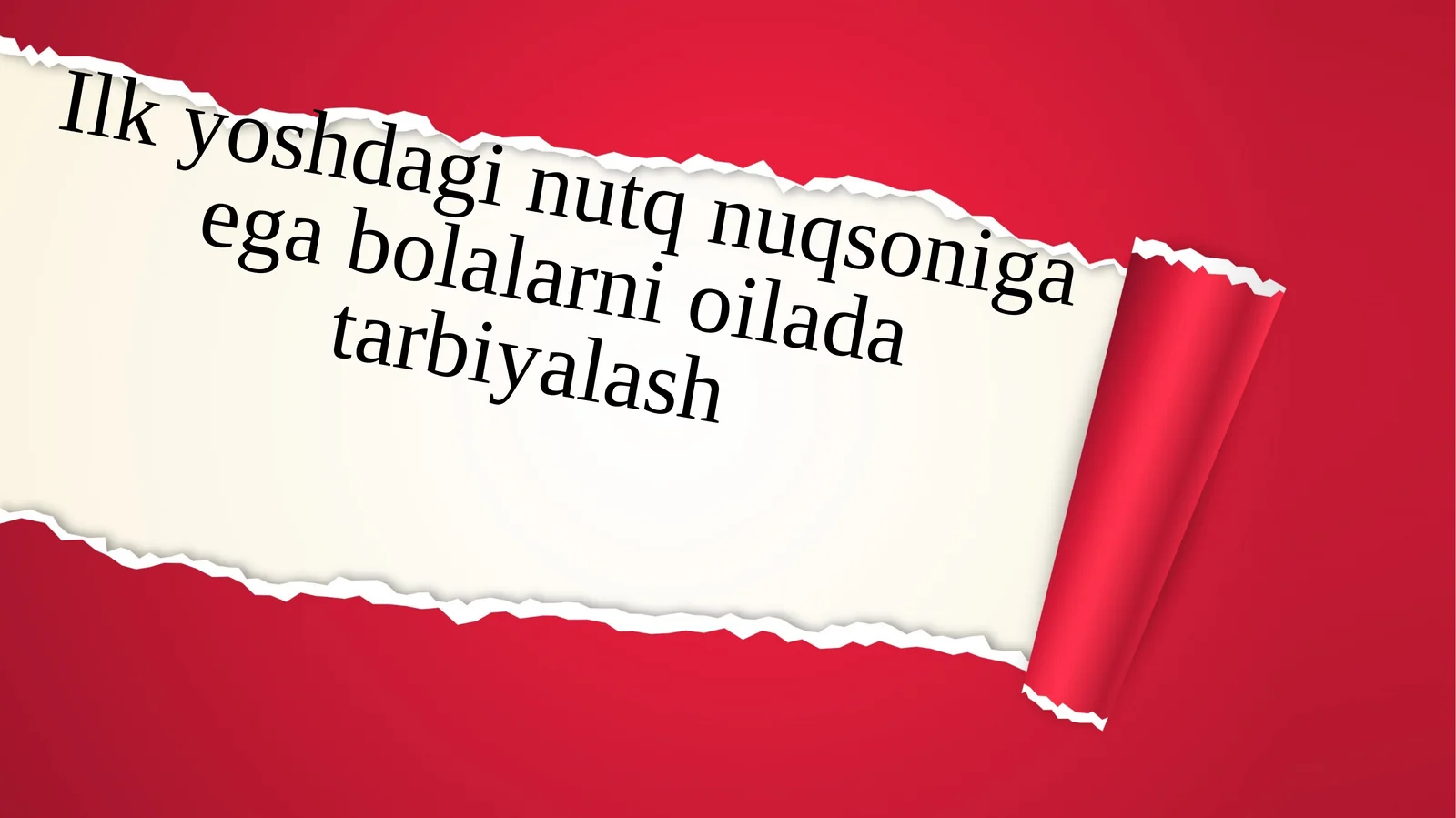Ilk yoshdagi bolalarni logopedik tekshirishning maqsadi