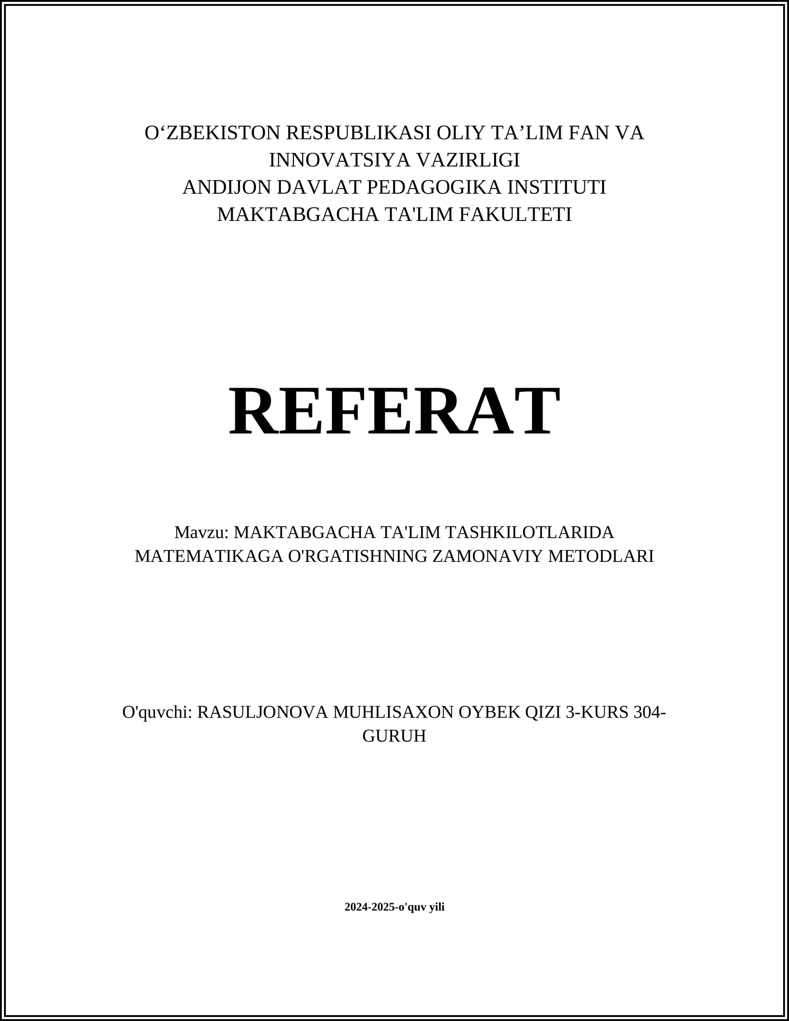 Interfaol O'quv Usullari