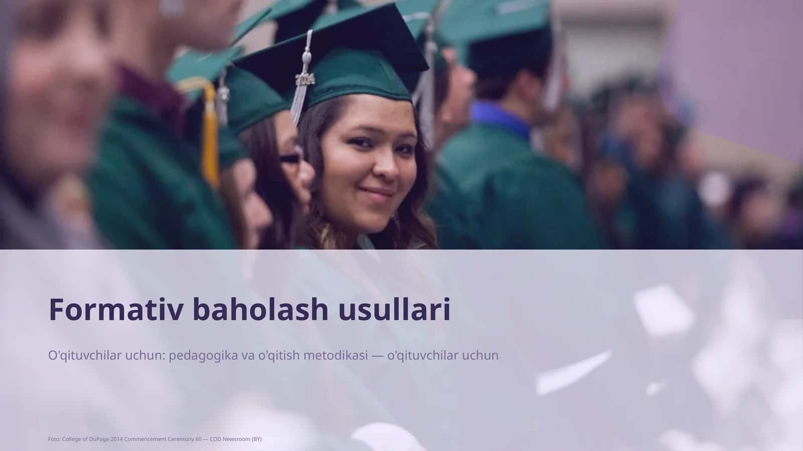 Formativ baholash usullari