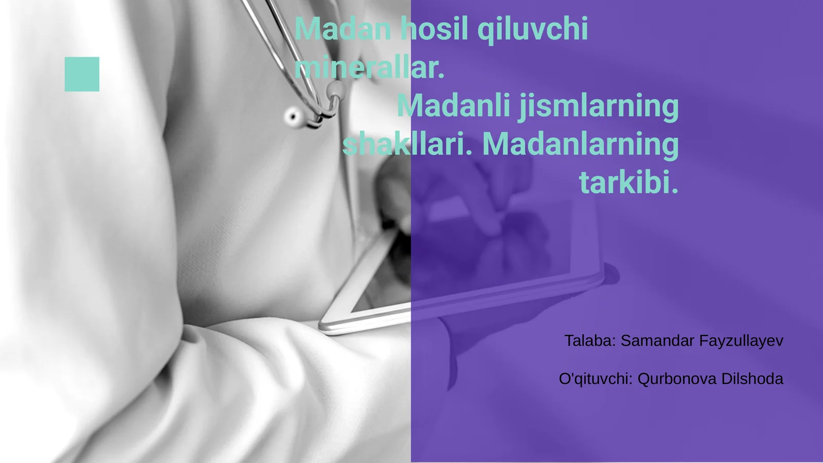 Madan hosil qiluvchi minerallar