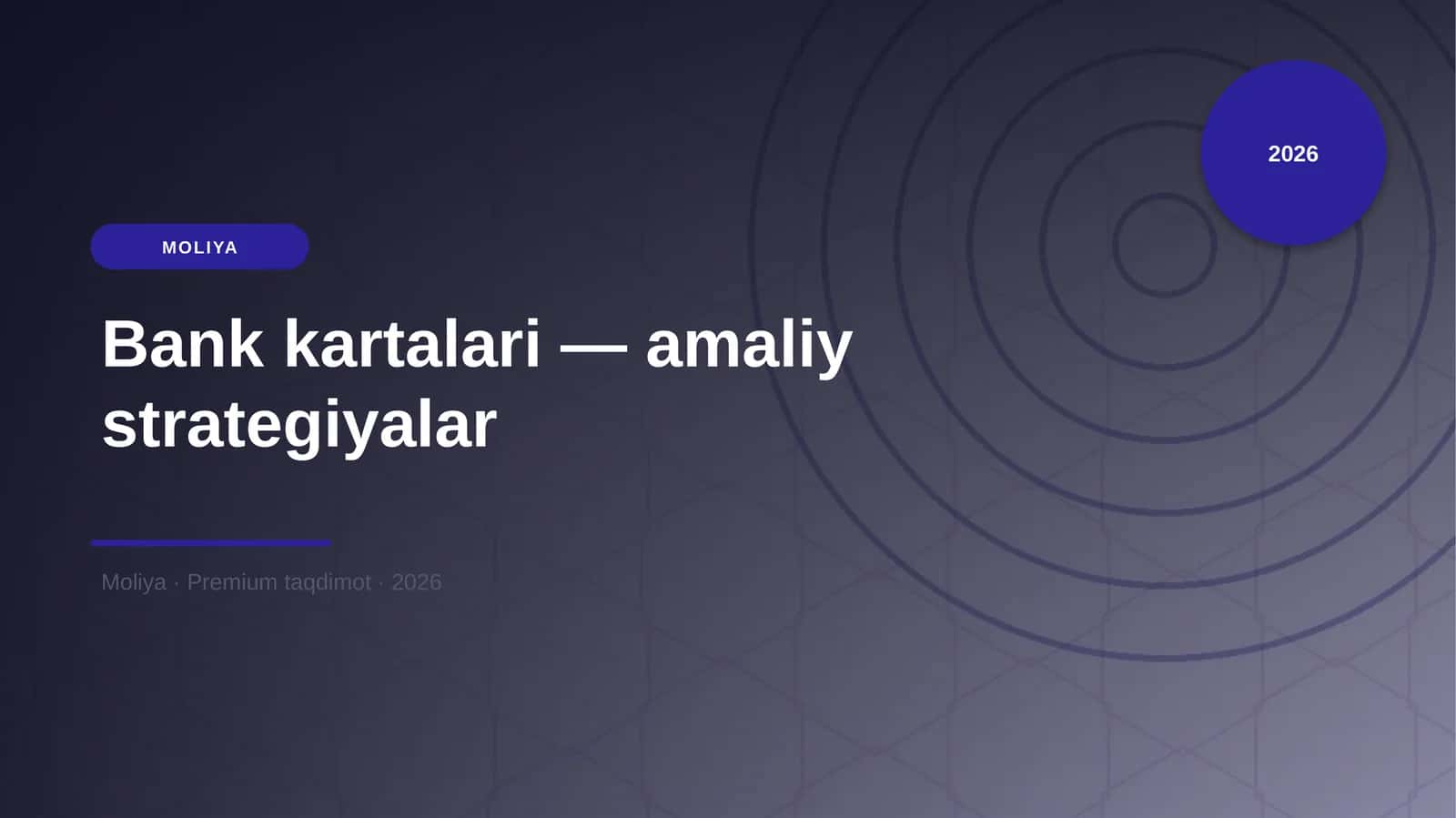 Bank kartalari — amaliy strategiyalar