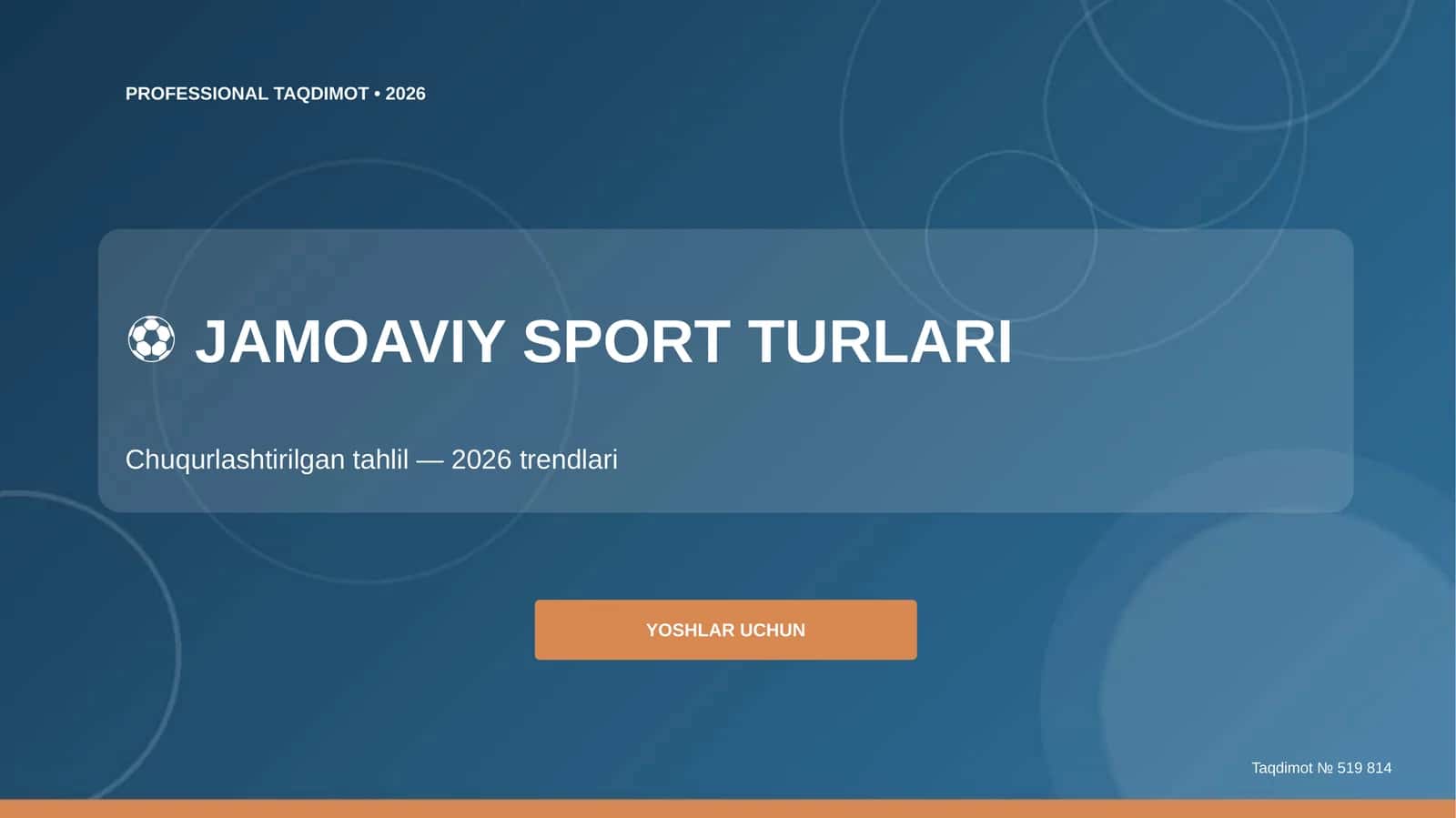 Jamoaviy sport turlari: chuqurlashtirilgan tahlil (2026 trendlari) [yoshlar uchun]
