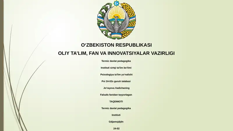 Zamonaviy Axloqiy Tarbiya