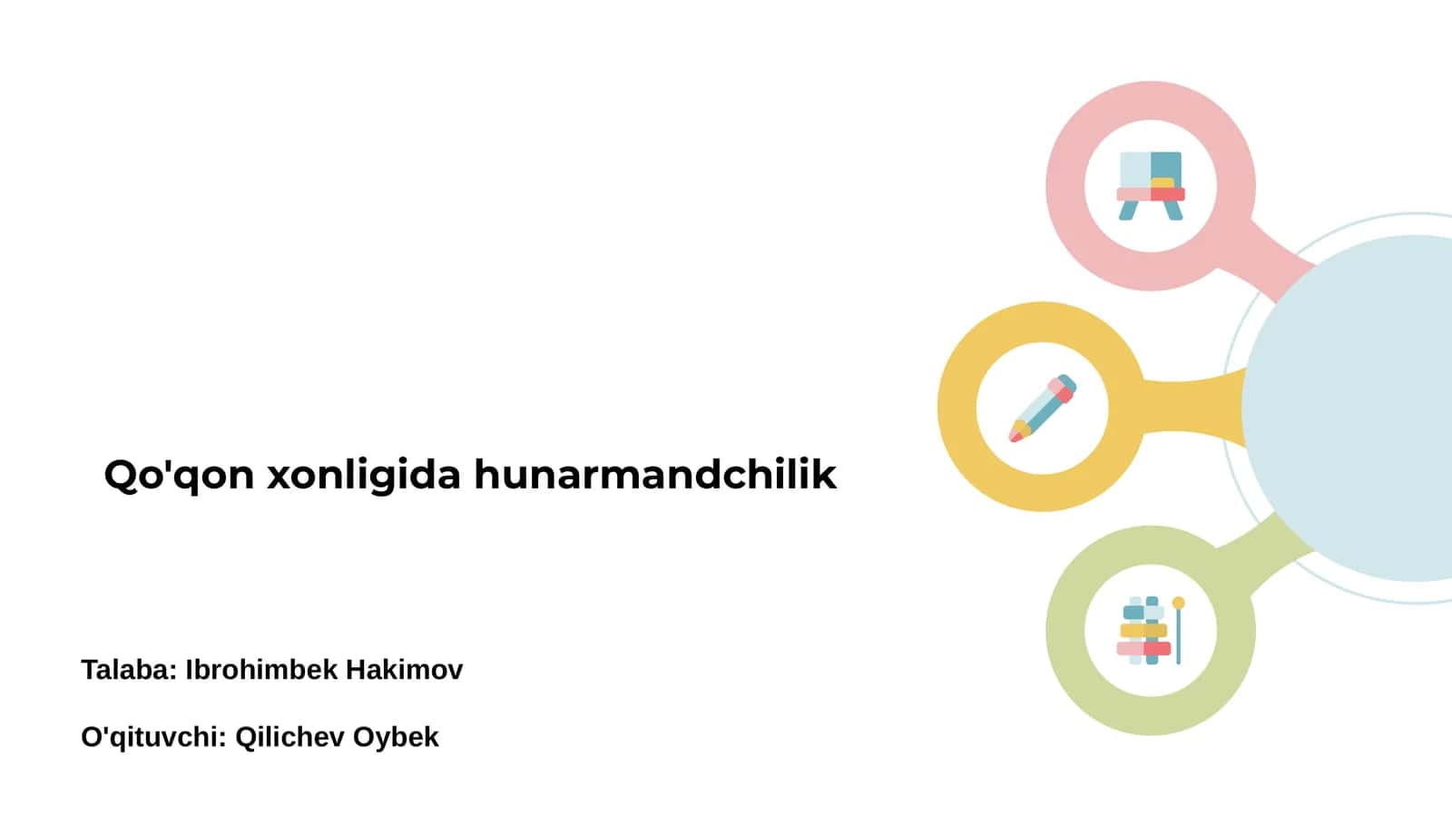 Qo'qon xonligida hunarmandchilik