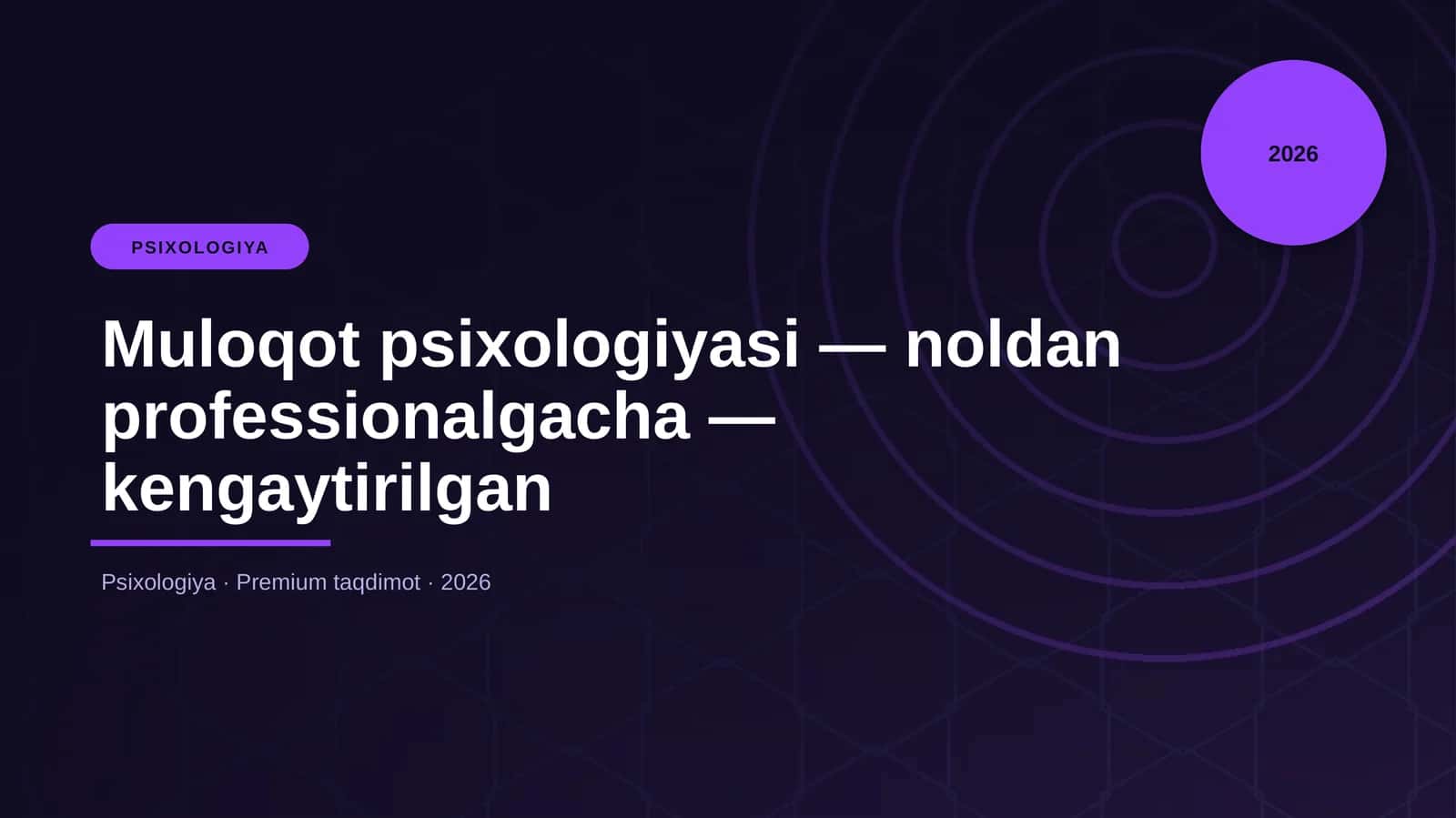 Muloqot psixologiyasi — noldan professionalgacha — kengaytirilgan