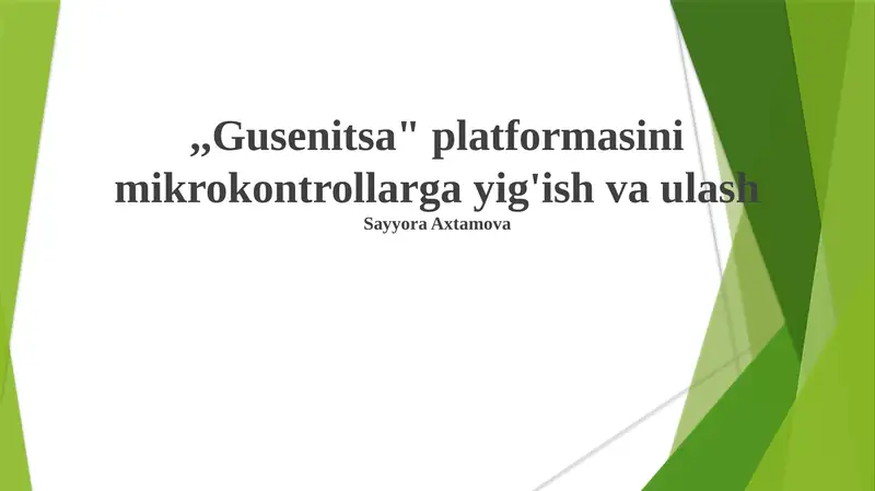 Gusenitsa Platformasi