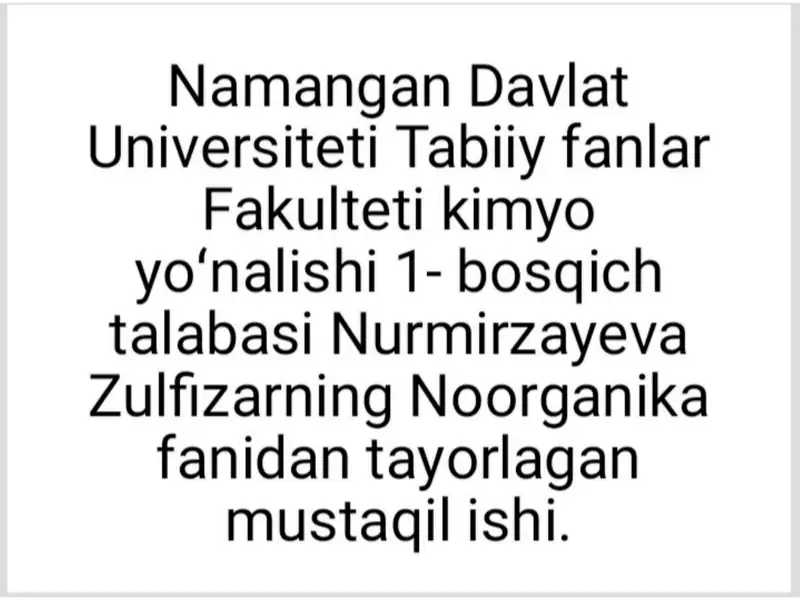 Kimyoviy elementlar davriy sistemasi (Davriy jadval)