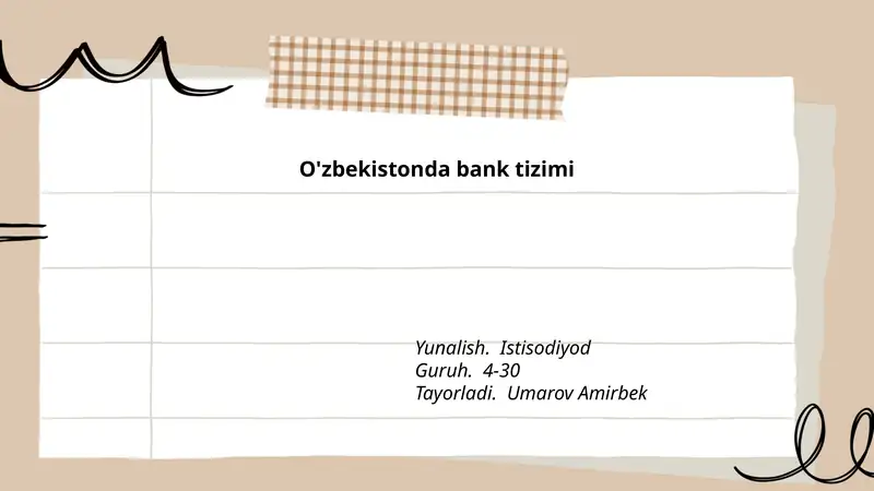 O'zbekistonda bank tizimi