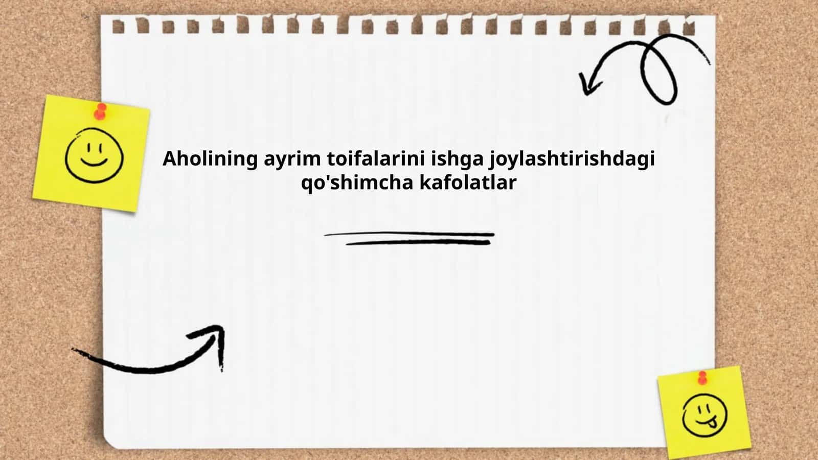 Nogironlarni ish bilan ta'minlash kafolatlari