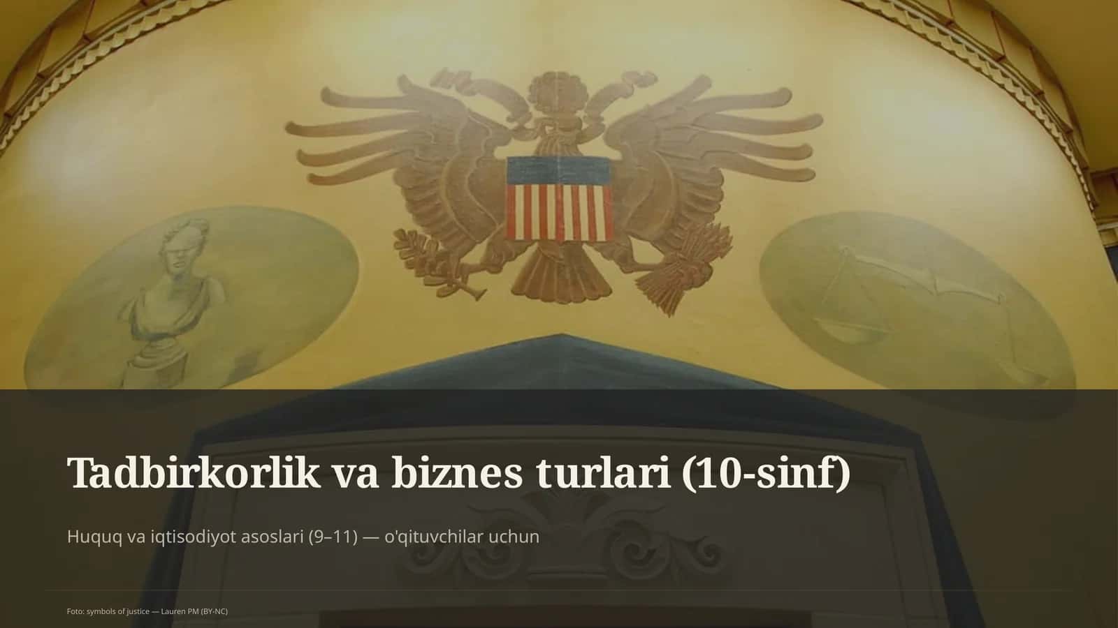 Tadbirkorlik va biznes turlari (10-sinf)