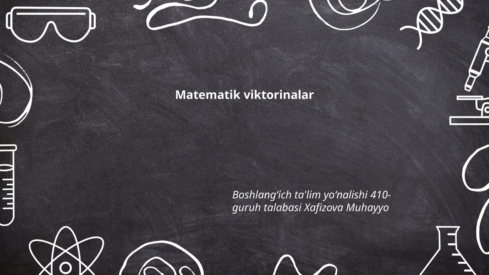 Matematik viktorinalar