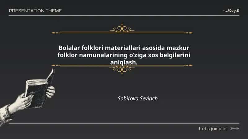 Bolalar Folklori Materiallari
