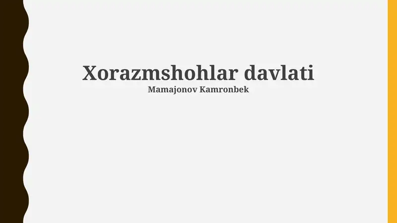 Xorazmshohlar davlati: Kelib chiqishi, yuksalishi va qulashi