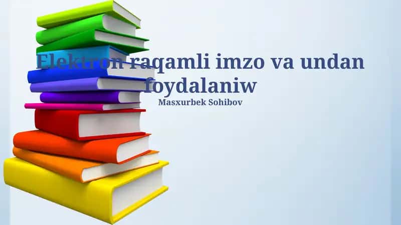 Elektron Raqamli Imzo
