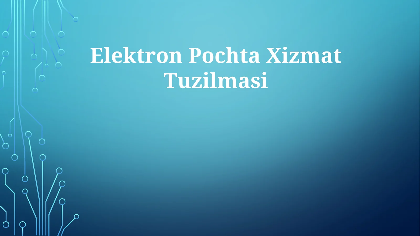 Elektron PochtaXizmatTuzilmasi