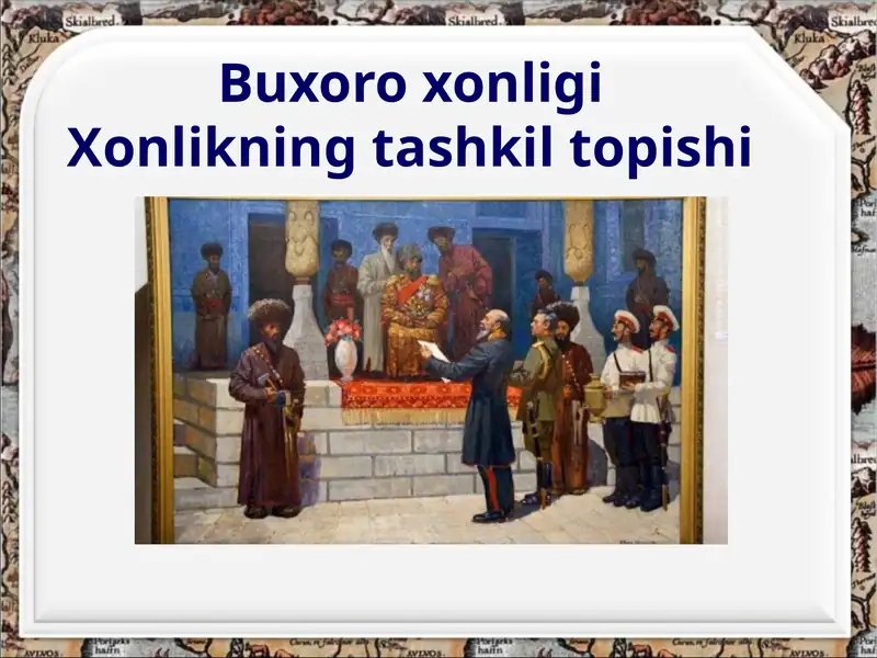 Shayboniyxon va Buxoro xonlikning tashkilot topishi