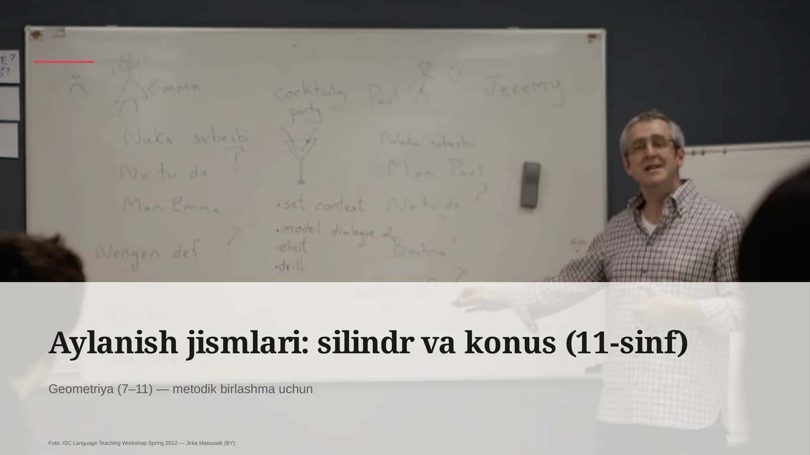 Aylanish jismlari: silindr va konus (11-sinf)