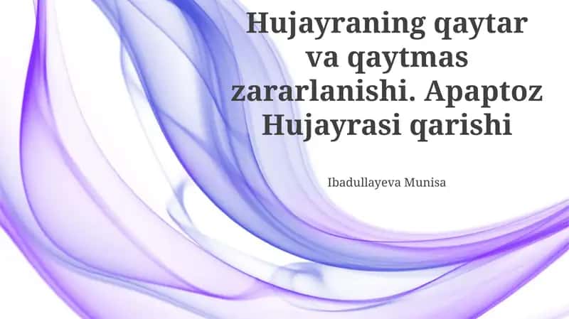 Hujayraning qarishi: Nazariyalar