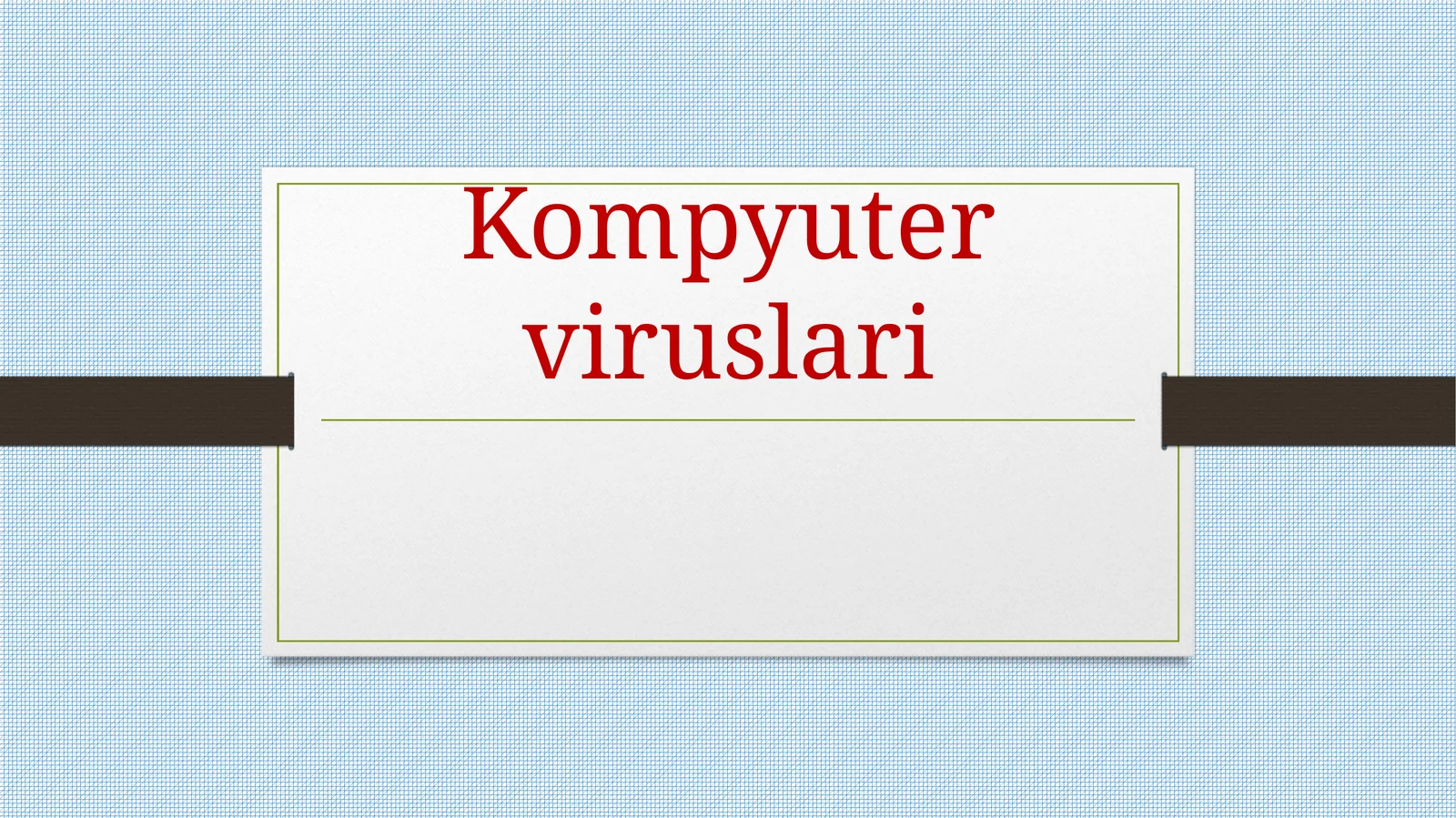 Kompyuter viruslari